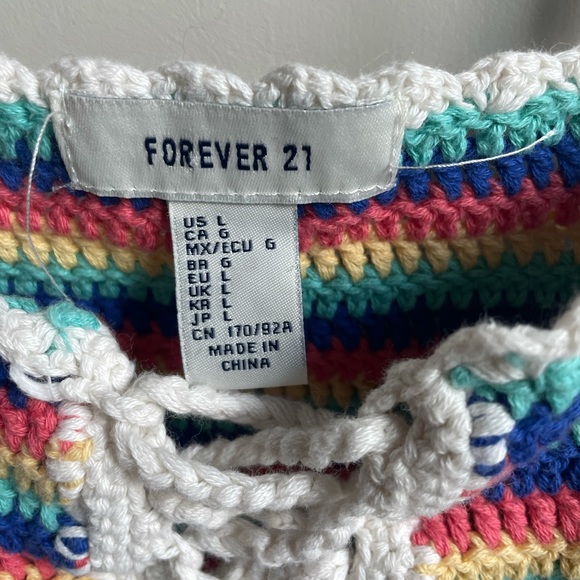 Forever 21 crochet tank top - Picture 3 of 3